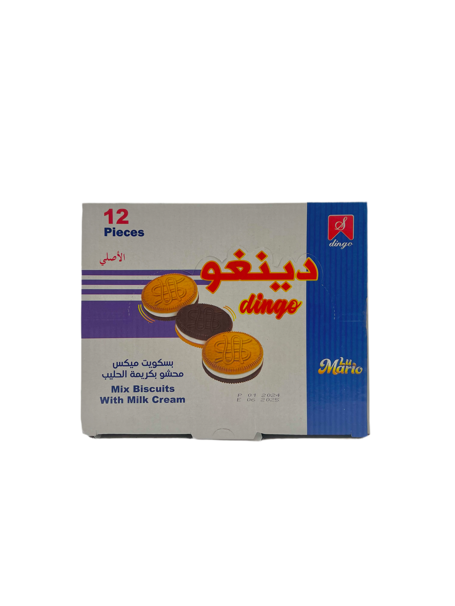 DINGO - BISCUIT LAIT - 12x25g