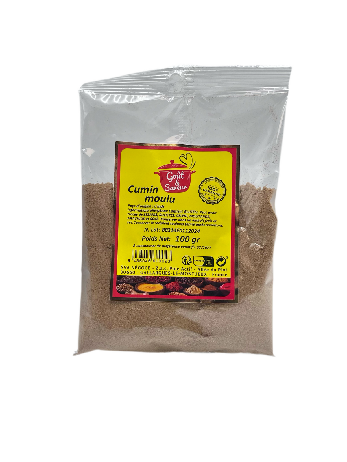 G&S - CUMIN MOULU - 100g