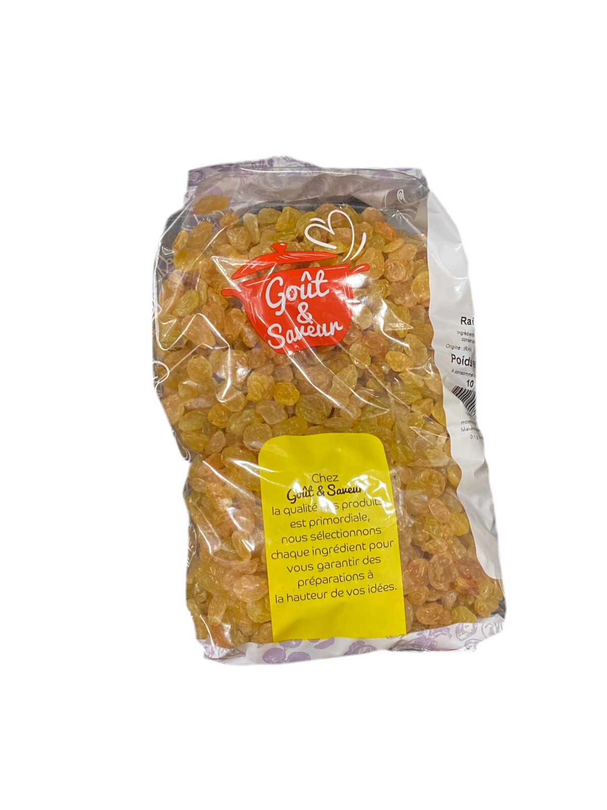 G&S - RAISIN GOLDEN - 800g