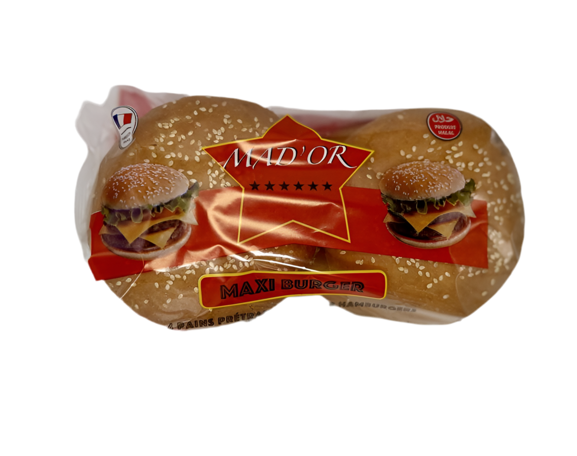 MADOR - 4 PAINS BURGER PRÉTRANCHÉS MAXI - 330g