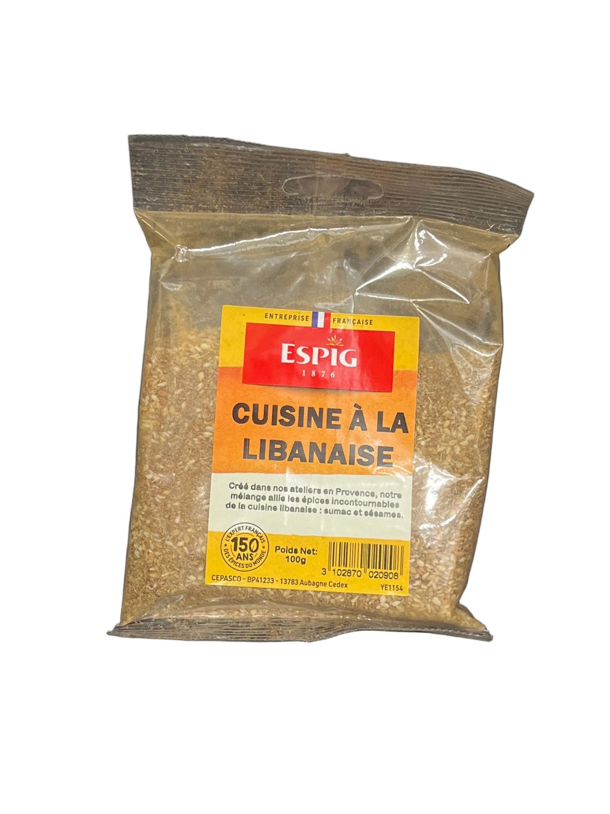 ESPIG - CUISINE À LA LIBANISE - 100g