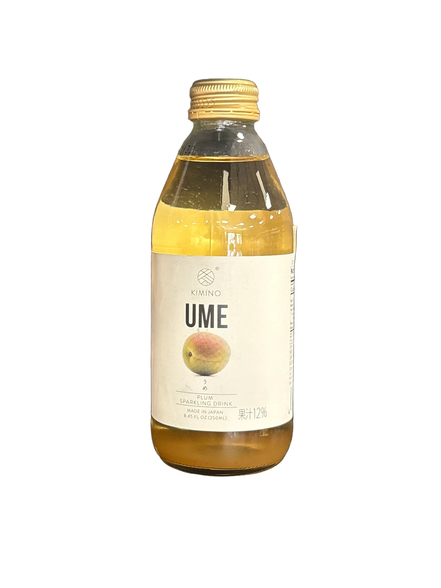 KIMINO - BOISSON GAZEUSE UME - 250ml
