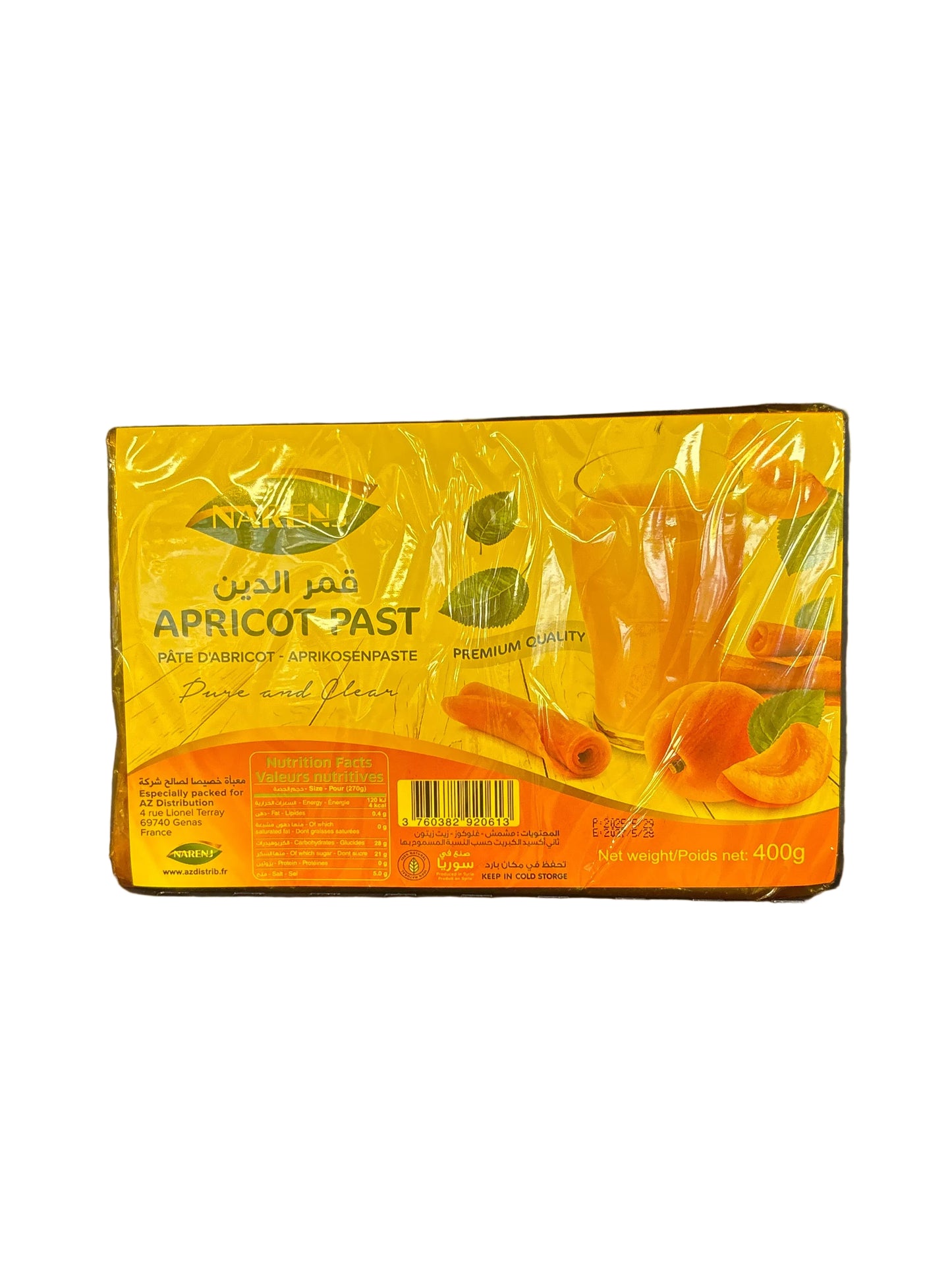 NARENJ - PÂTE D'ABRICOT - 400g