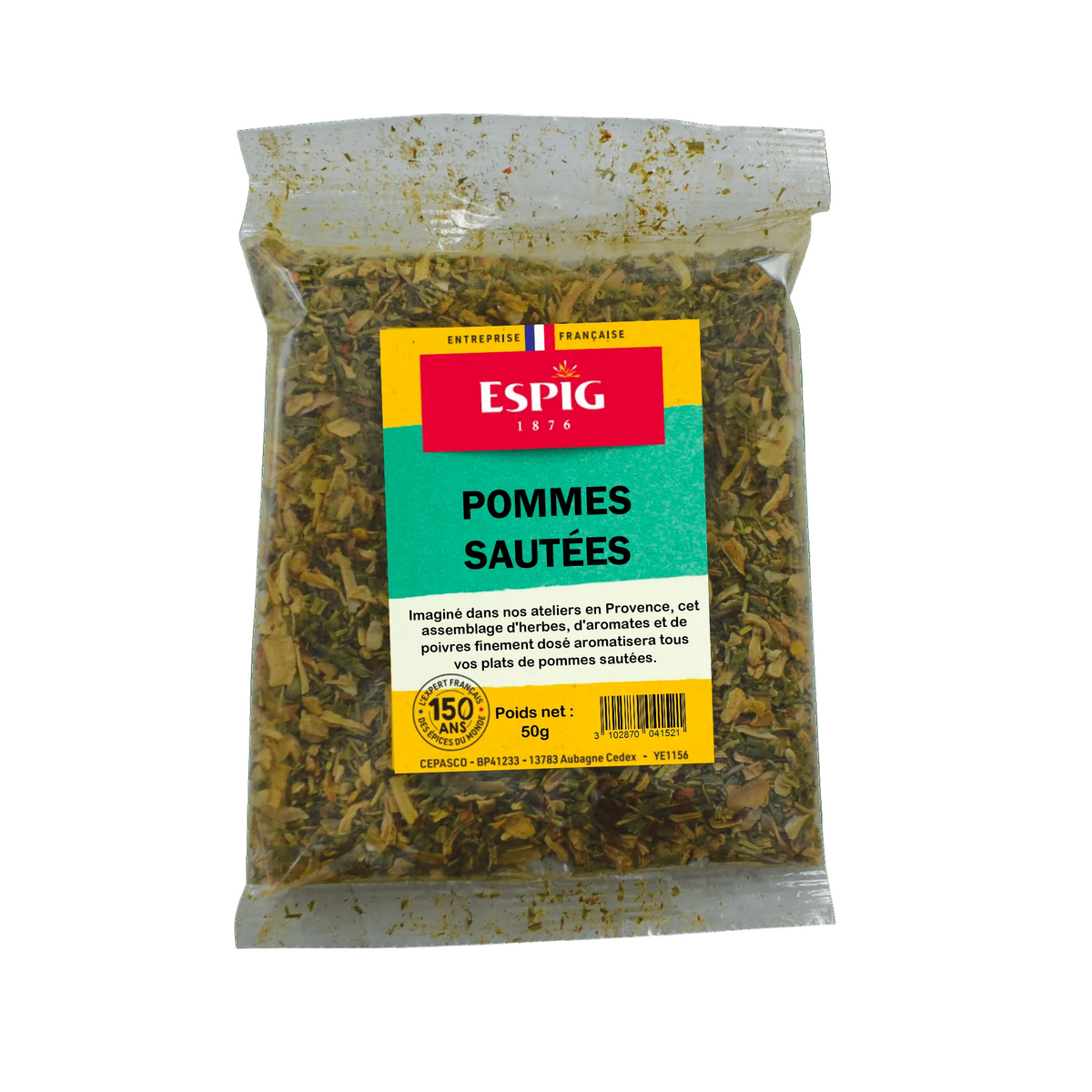 ESPIG - ASSAISONNEMENT POMMES SAUTEES - 50g