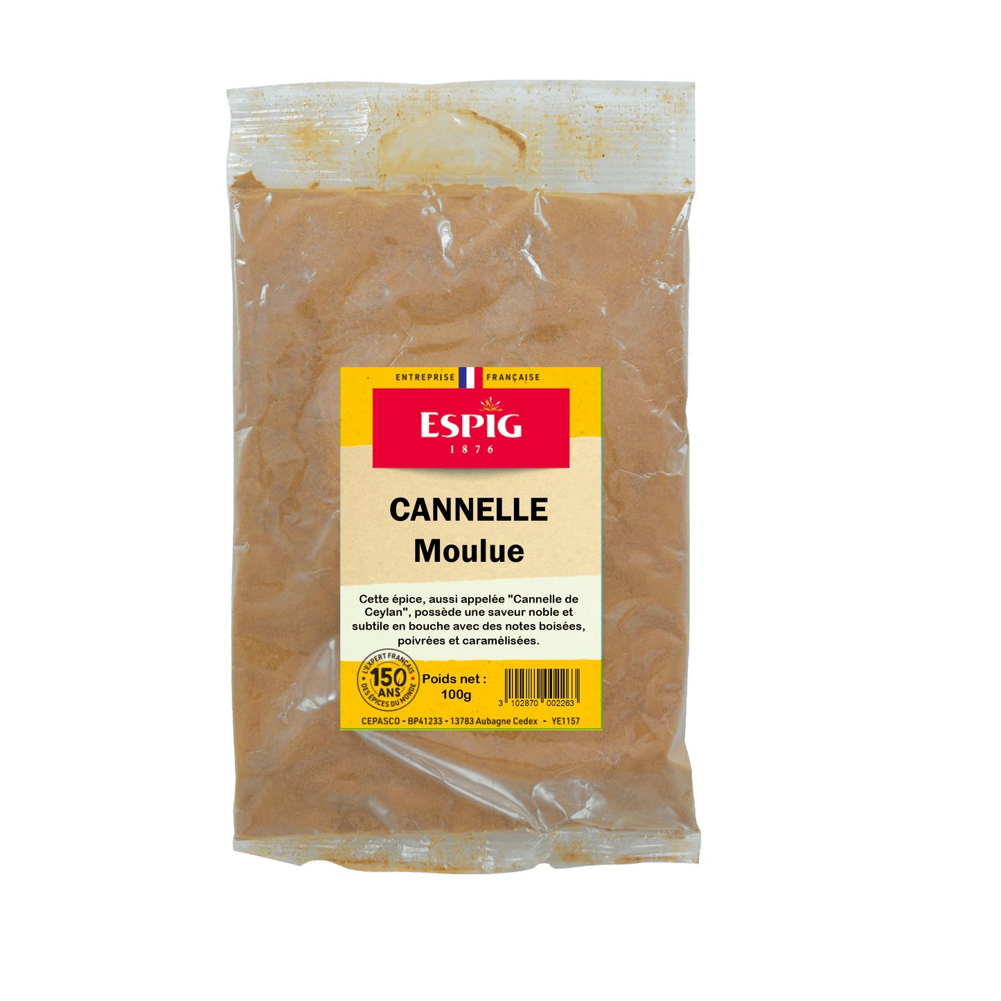 ESPIG - CANNELLE MOULUE - 100g