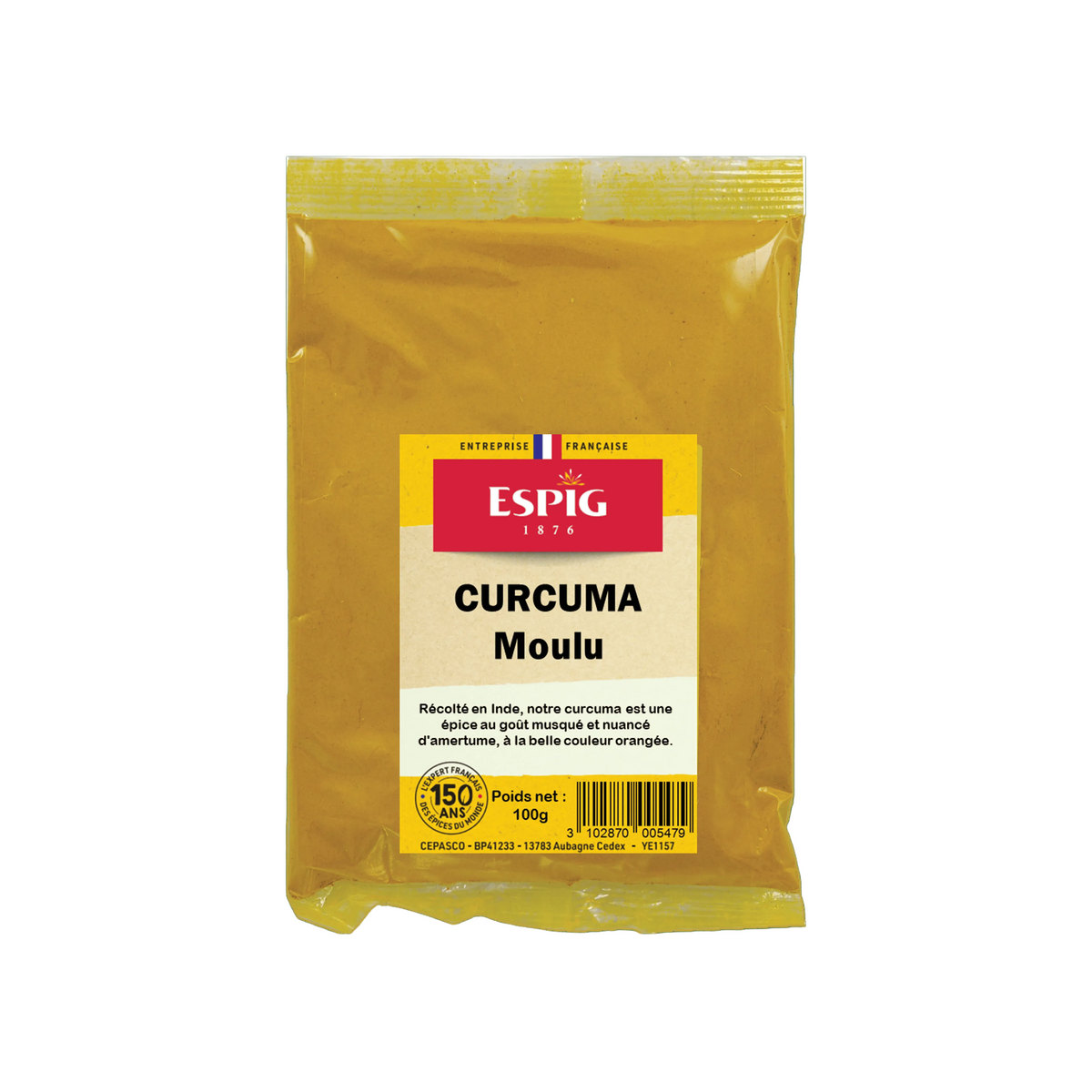 ESPIG - CURCUMA MOULU - 100g