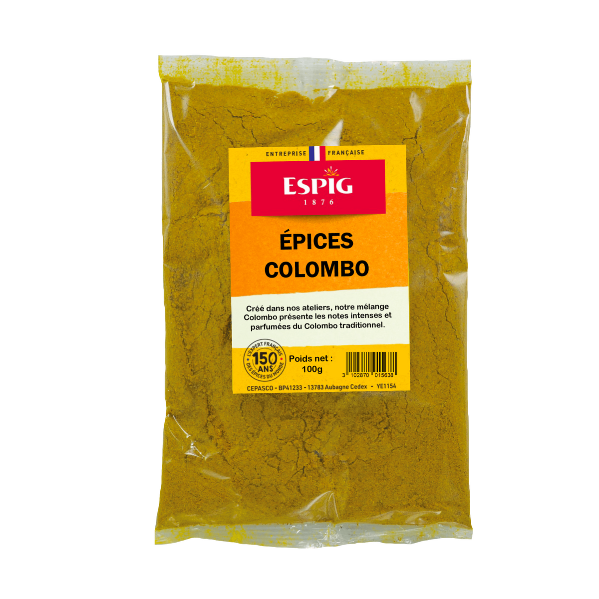 ESPIG - EPICES COLOMBO - 100g