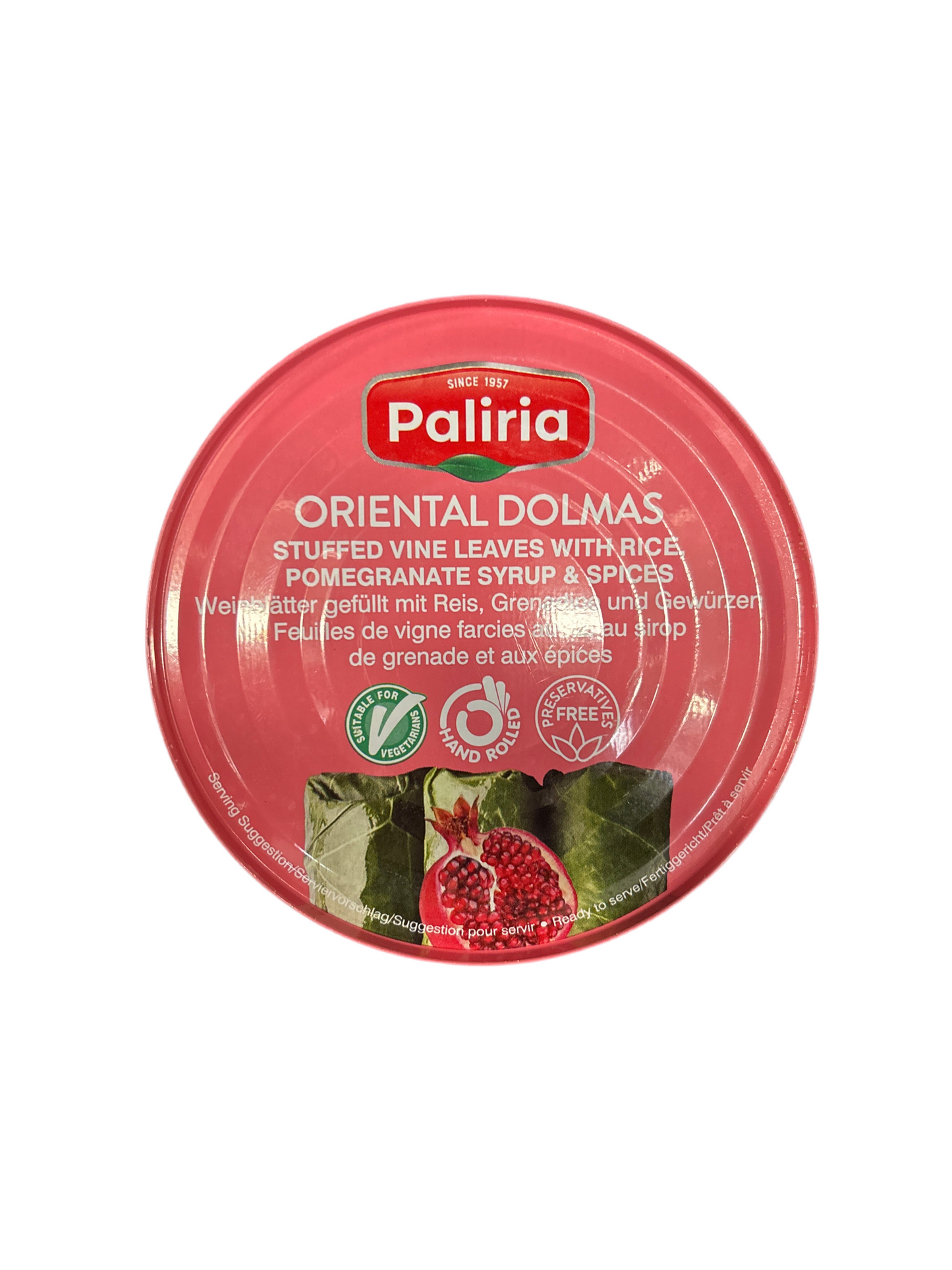 PALIRIA - FEUILLES DE VIGNE FARCIES (Grenade) - 280g