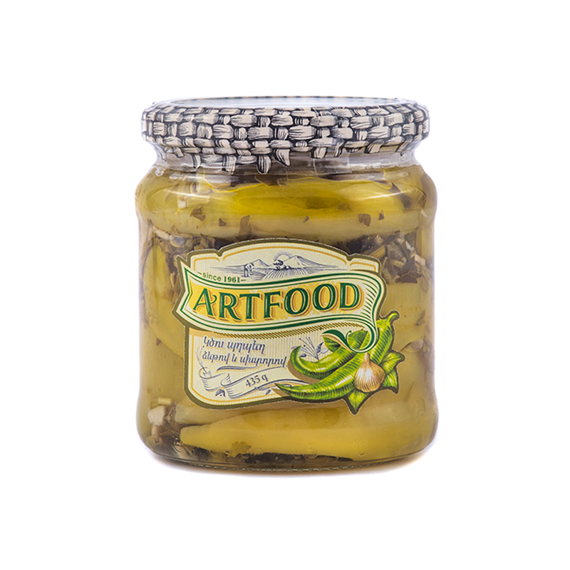 ARTFOOD - PIMENT FORT MARINÉ À L’HUILE - 435g