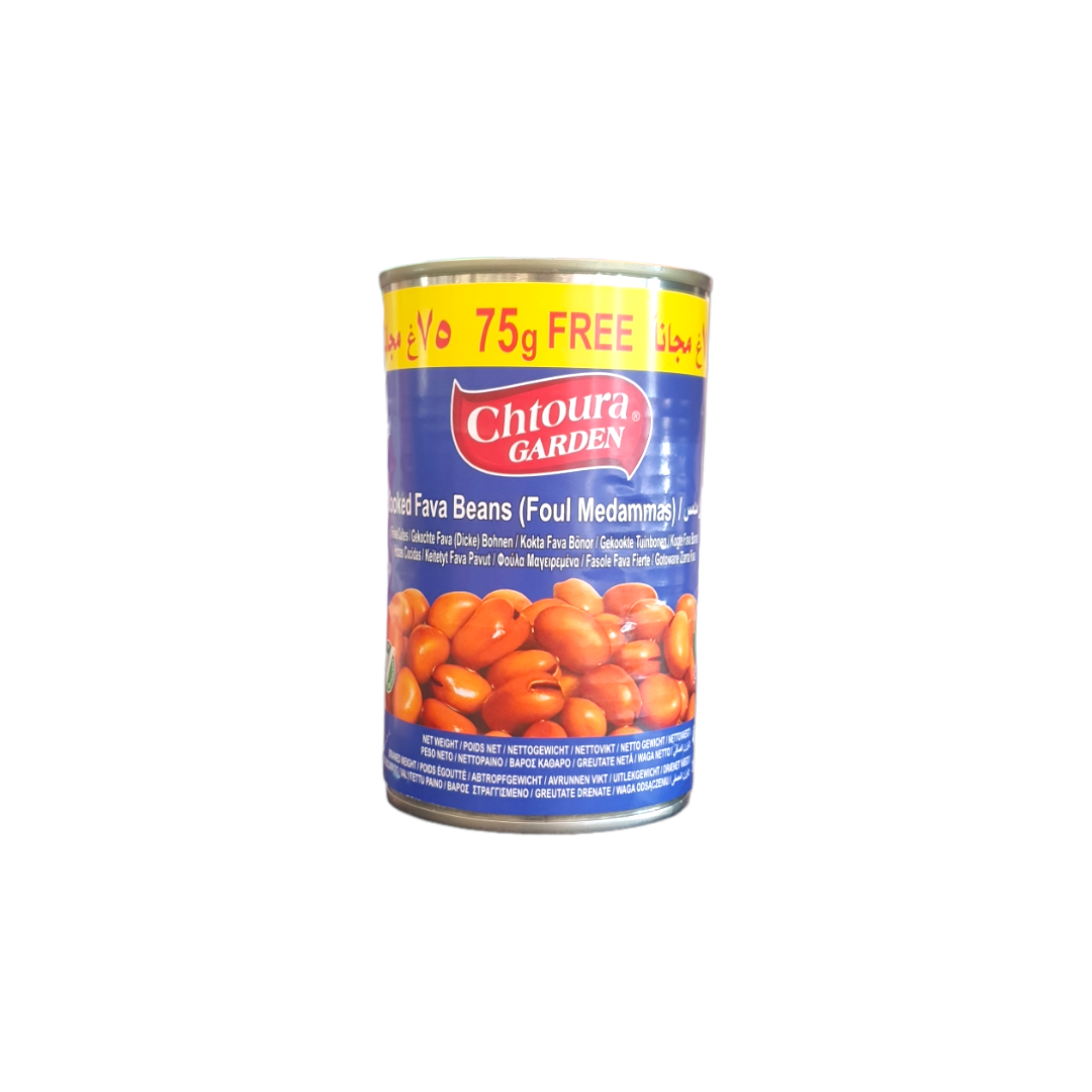 CHTOURA GARDEN - FÈVES CUITES FOUL - 475g