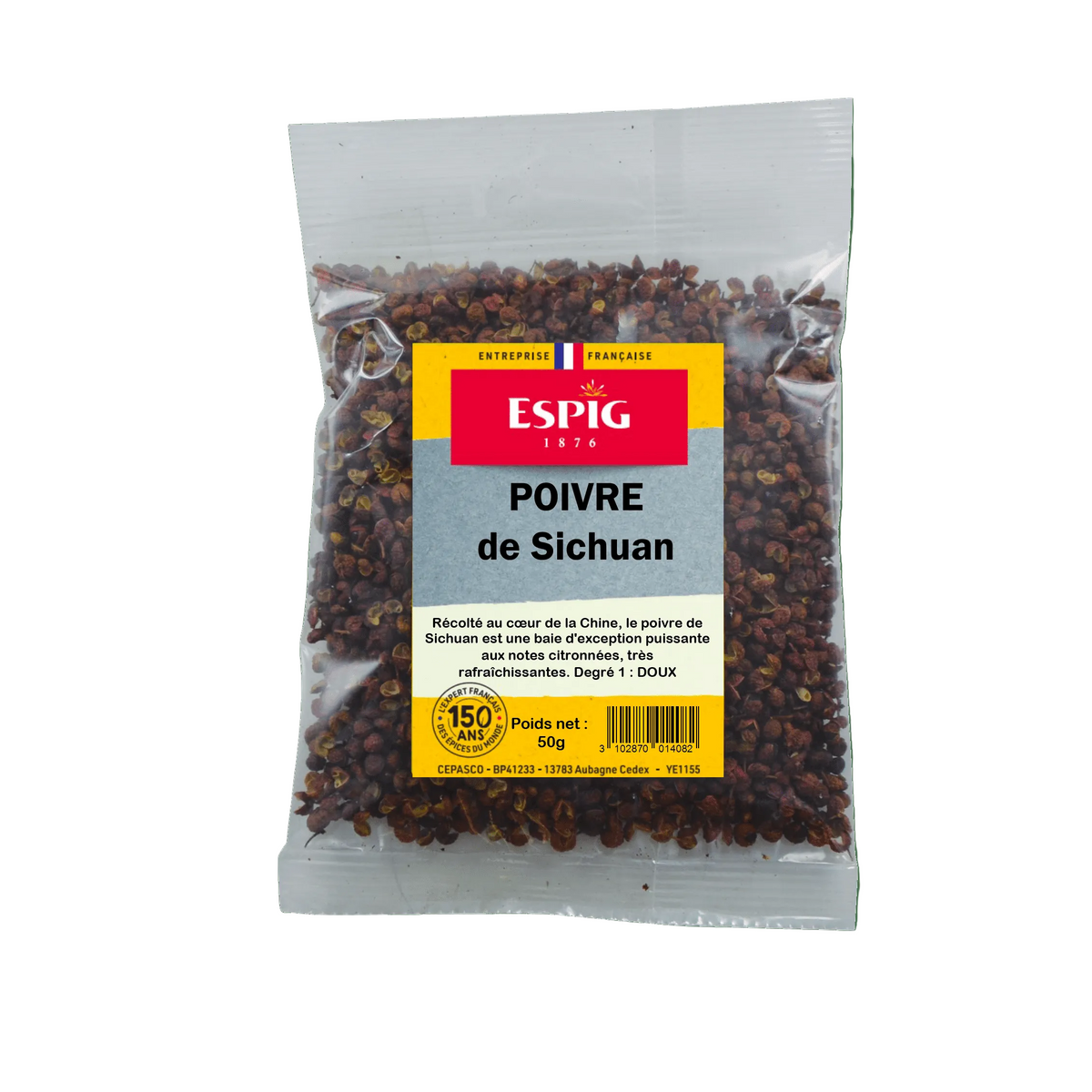 ESPIG - POIVRE DE SICHUAN ENTIER - 50g