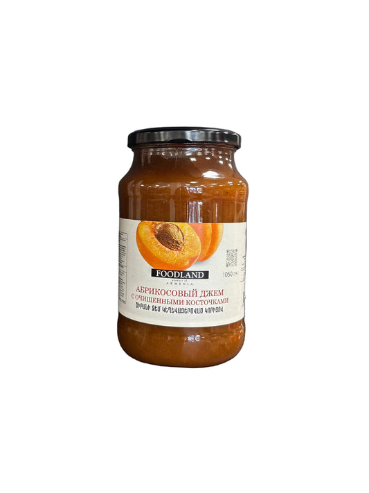 FOODLAND - CONFITURE D’ABRICOT AVEC NOYAUX - 950g