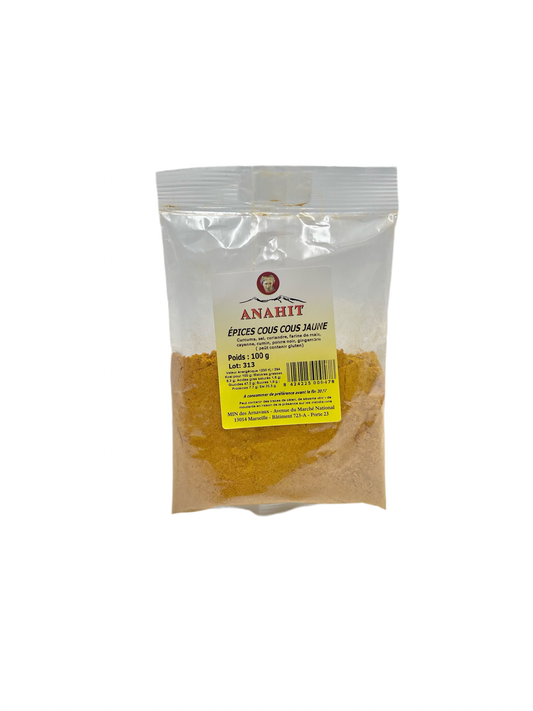 ANAHIT - ÉPICES COUSCOUS JAUNE - 100g