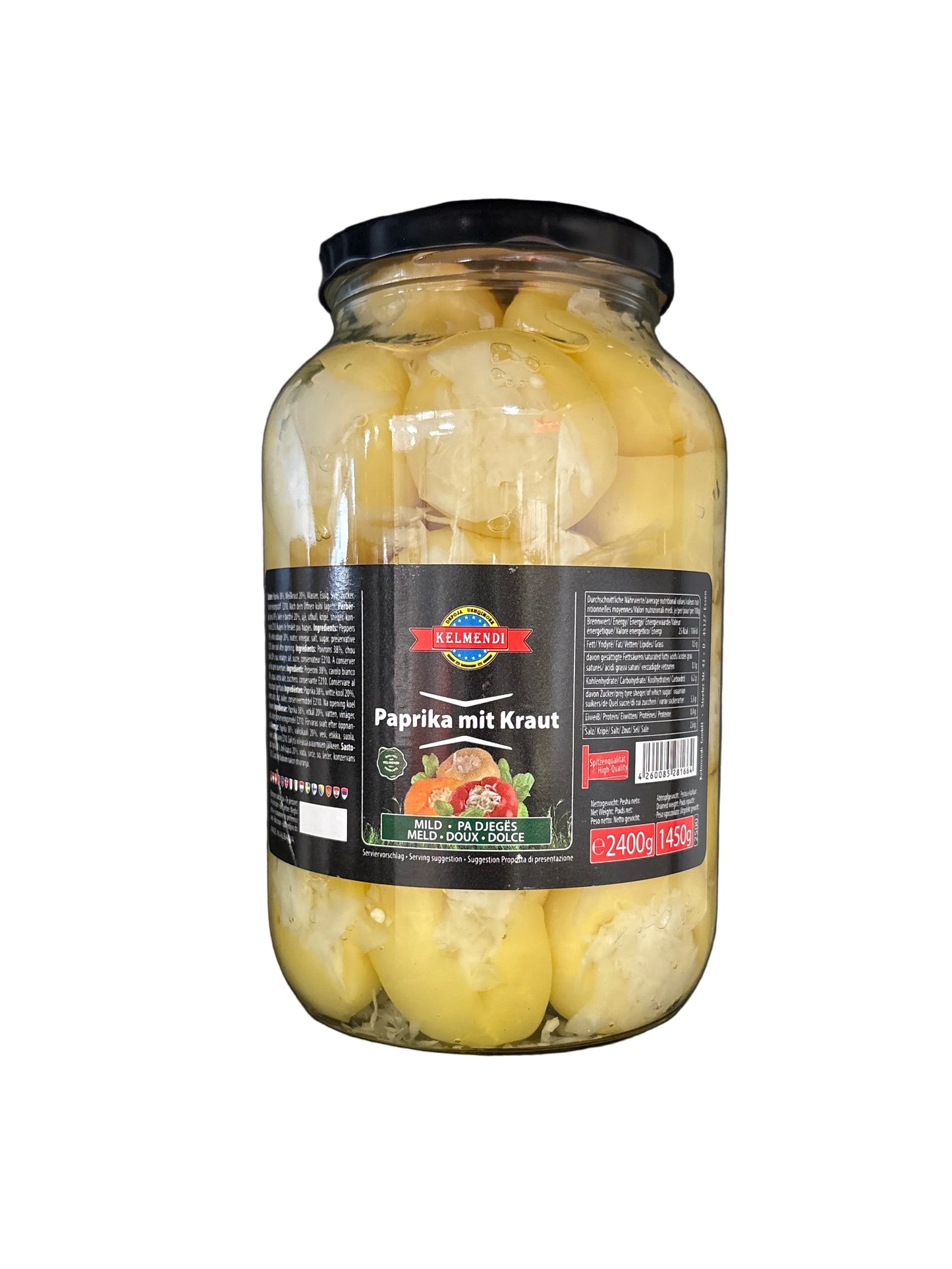 KELMENDI - POIVRONS FARCIS AUX CHOUX DOUX - 2400g