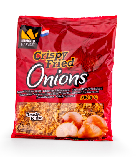 KINGS HARVEST - OIGNONS FRITS - 200g