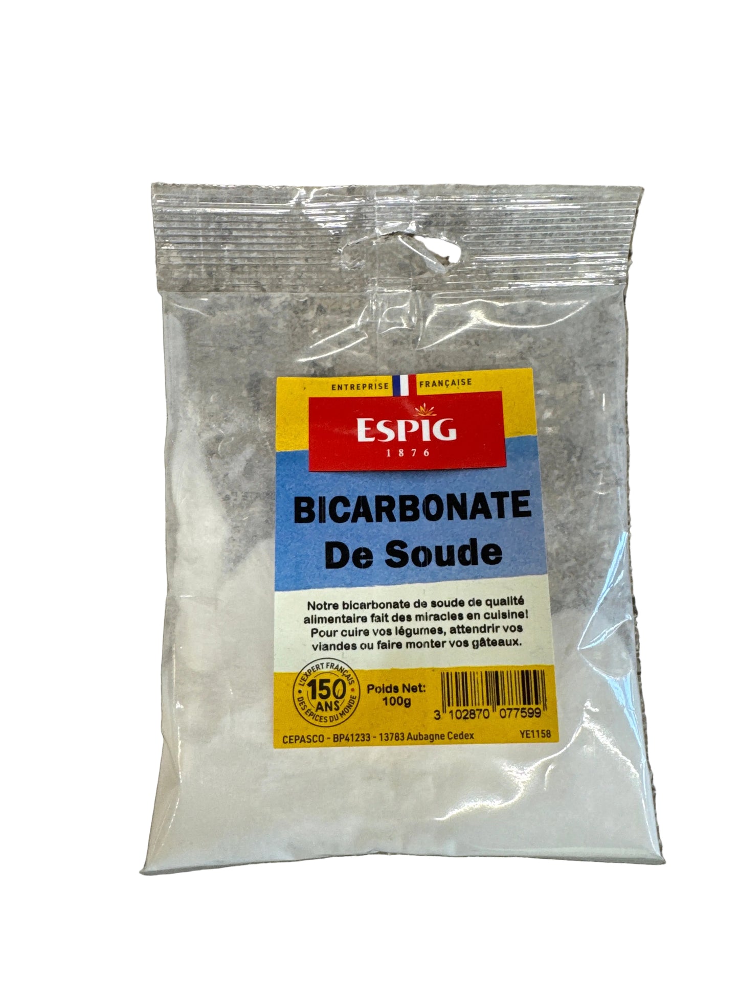 ESPIG - BICARBONATE SOUDE - 100g