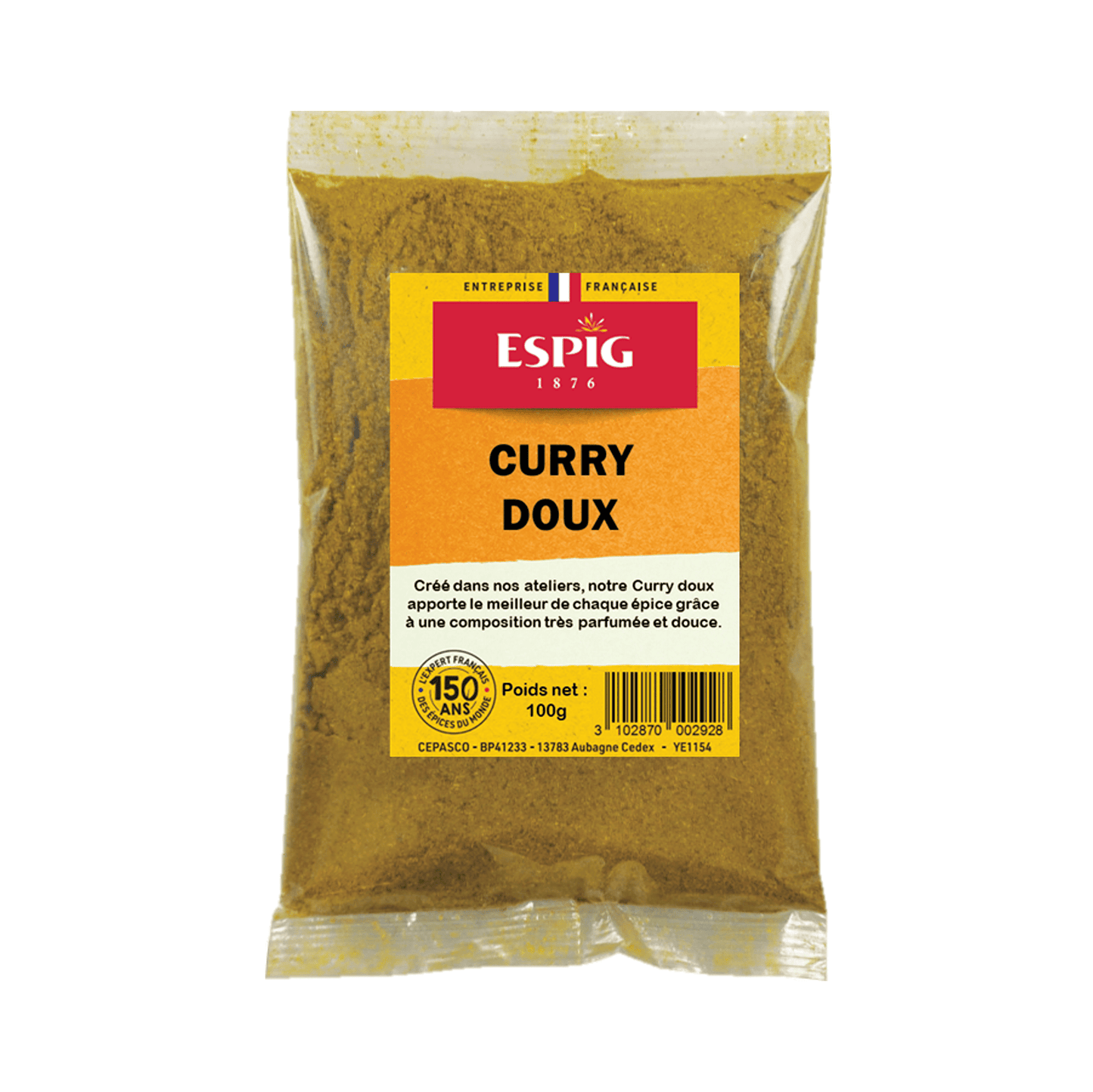 ESPIG - CURRY DOUX - 100g