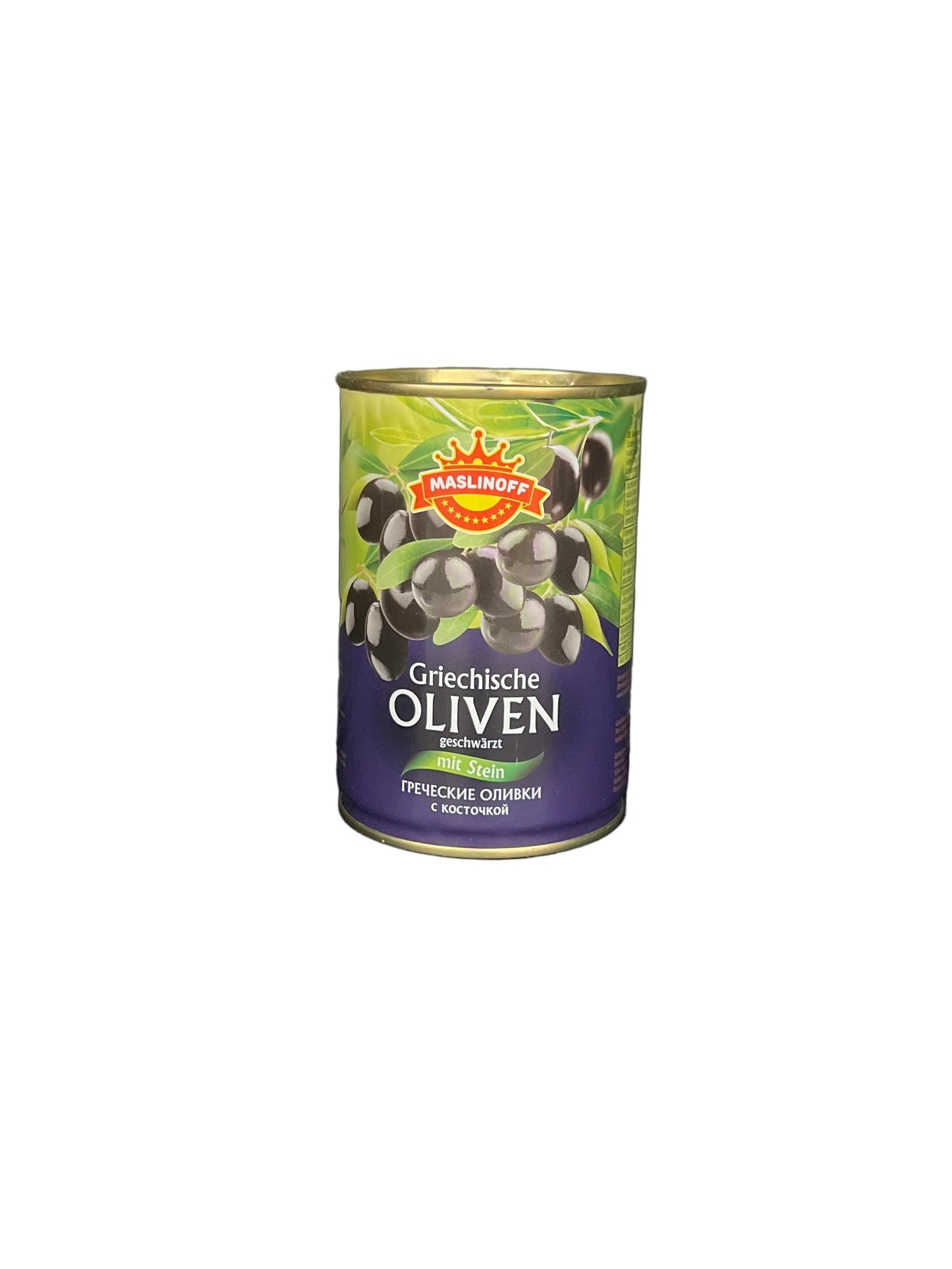 MASLINOF - OLIVE NOIRE GREQUE - 420g