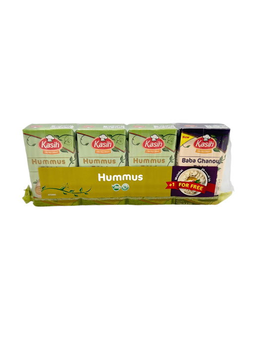 KASIH - HOUMOUS & MOUTABAL - 135g x4