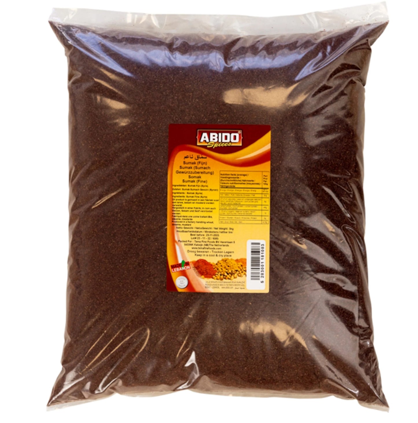 ABIDO - SUMAC (moulu) - 5kg