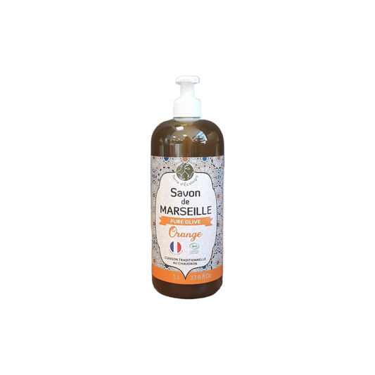 ALEPIA - SAVON DE MARSEILLE ORANGE BIO - 1L