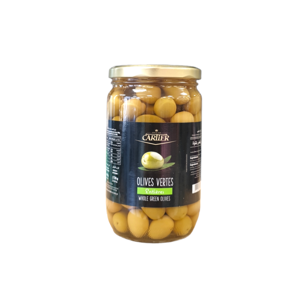 CARTIER - OLIVES VERTES - 720g