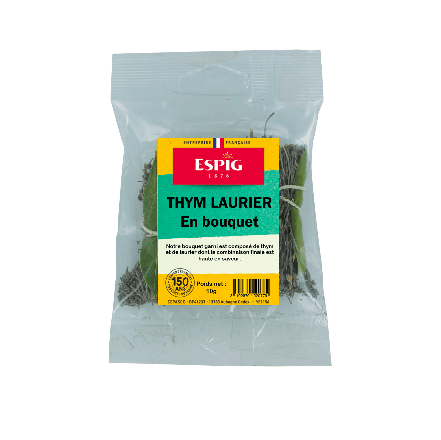 ESPIG - BOUQUET THYM LAURIER ENTIER - 10g