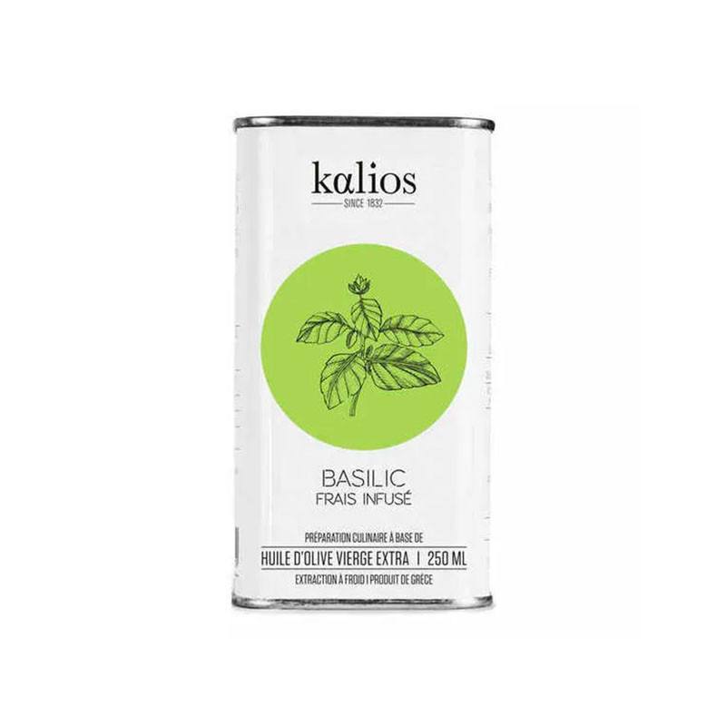 KALIOS - HUILE D'OLIVE BASILIC (bidon) - 250ml