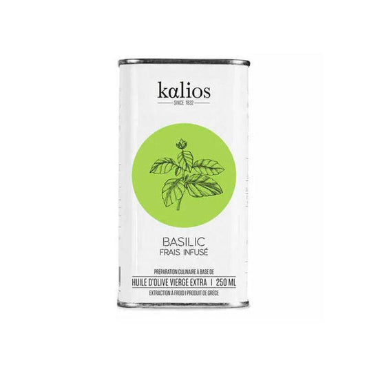 KALIOS - HUILE D'OLIVE BASILIC (bidon) - 250ml