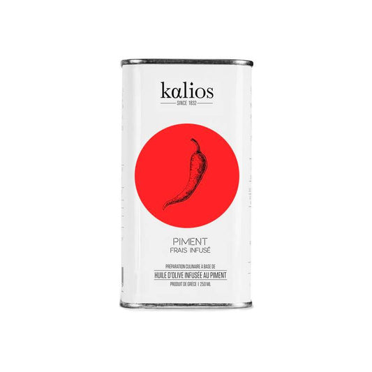 KALIOS - HUILE D'OLIVE PIMENT (bidon) - 250ml