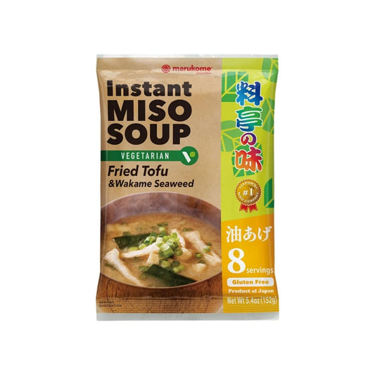 MARUKOME - SOUPE MISO INSTANTANÉE AU TOFU FRIT - 19gx8