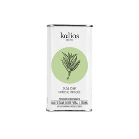KALIOS - HUILE D'OLIVE SAUGE (bidon) - 250ml