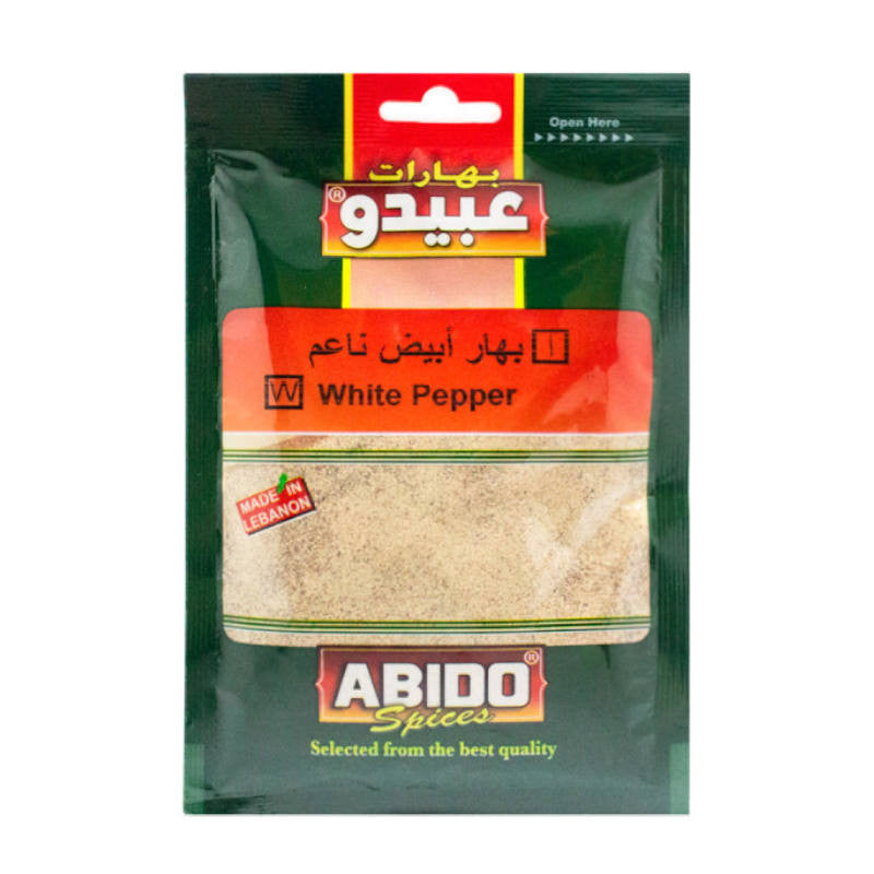 ABIDO - POIVRE BLANC (moulu) - 500g